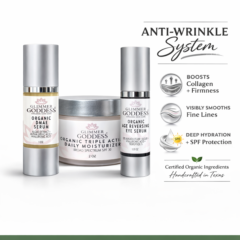 Organic Anti-Wrinkle Trio – 3-Step Collagen Boosting System